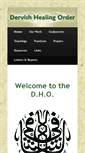 Mobile Screenshot of dervish-healing-order.org