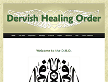 Tablet Screenshot of dervish-healing-order.org